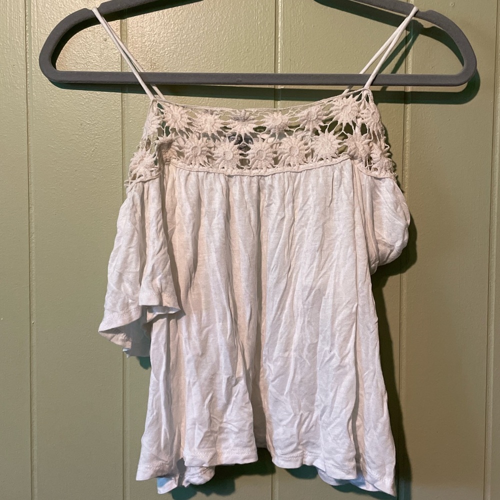 Charolette R. Womens Small White Shirt